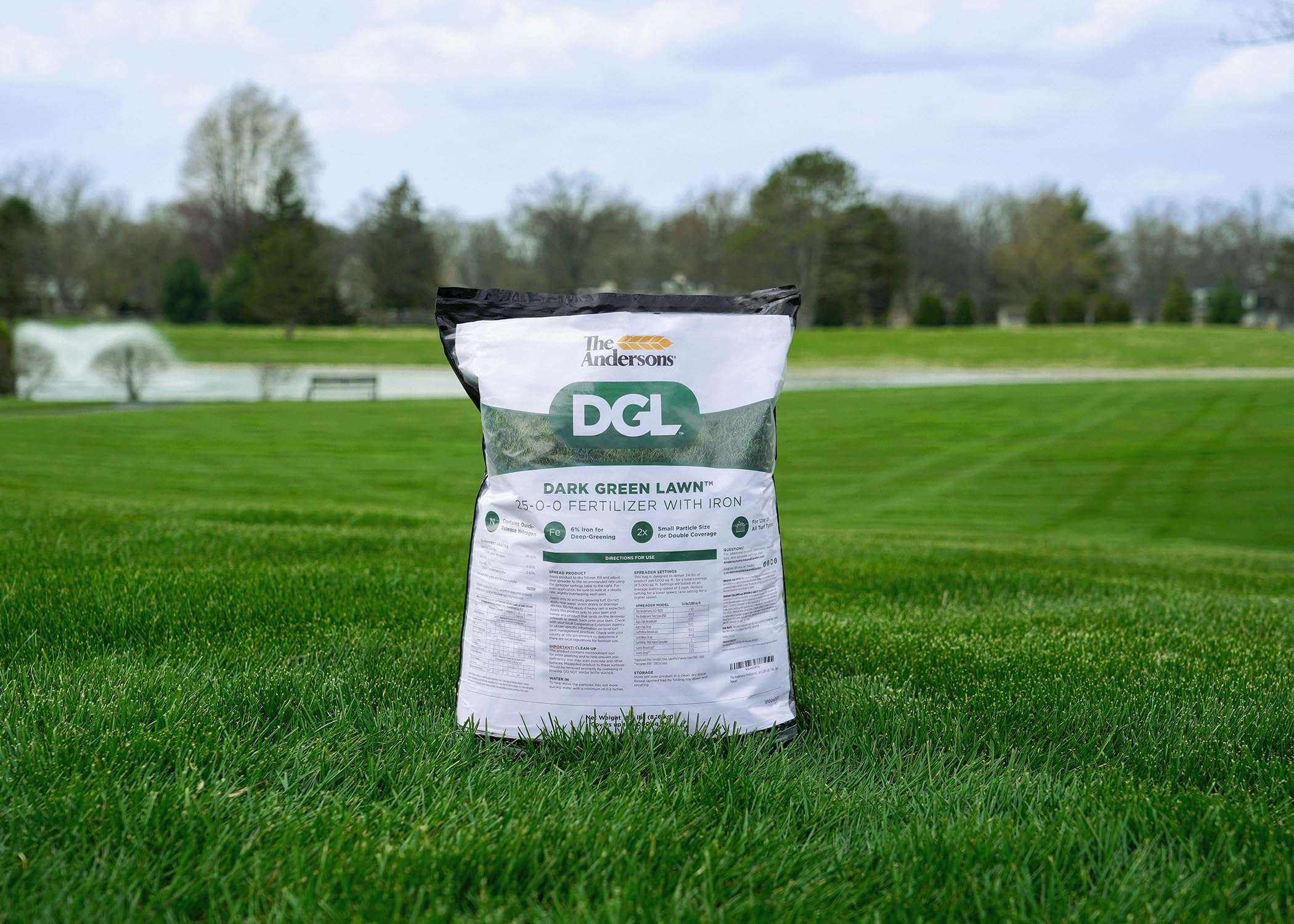 The Andersons Professional DGL Dark Green Lawn™ 25-0-0 Fertilizer with Iron - Covers 5,000 sqft. (18lb. Bag)