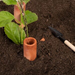 JUMILAND Self-Watering Terracotta Plant Watering Devices Automatic Plant Watering Spikes Easy Self-Irrigation for Houseplants, Garden, and Flowers.