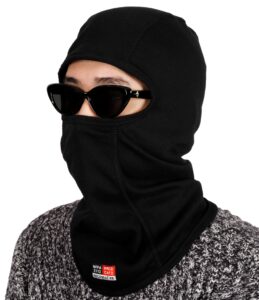 bocomal fr balaclava face mask 7oz flame resistant covering welding hood arc rated nfpa2112 cat2 one size black