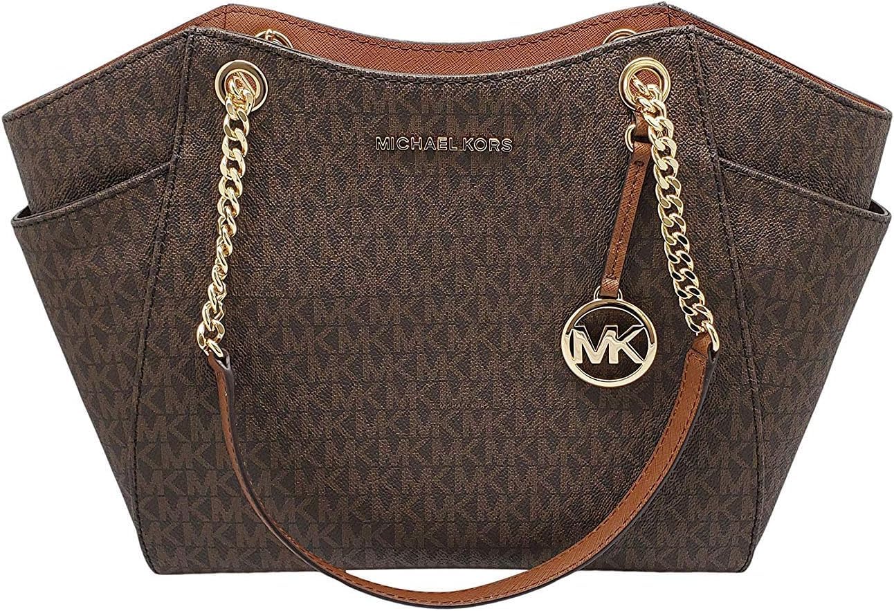 Michael Kors Jet Set Travel (Brown/signature, Large)