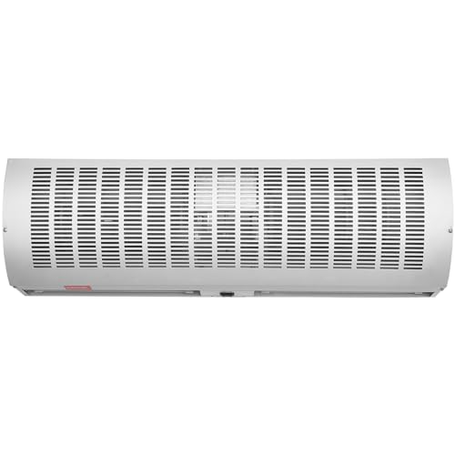 VEVOR 36" Commercial Indoor Air Curtain Super Power 2 Speeds 1200CFM, Wall Mounted Air Curtains for Doors, Indoor Over Door Fan with Heavy Duty Limit Switch, Easy-Install 110V Unheated