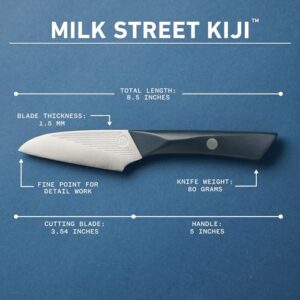 Milk Street Kitchin-kiji Knife, 3.5 Inch Blade, 1.4116 German Steel, Ergonomic Handle Paring Knives for Home Chefs, Ultimate Paring Knife for Utility Tasks