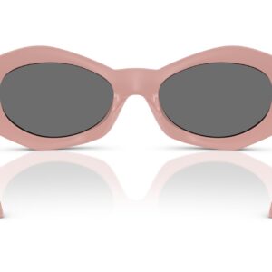 Versace Woman Sunglasses Pink Frame, Grey Lenses, 54MM