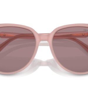 SWAROVSKI SK6023D Sunglasses, Milky Pink/Light Purple Brown, 56 mm