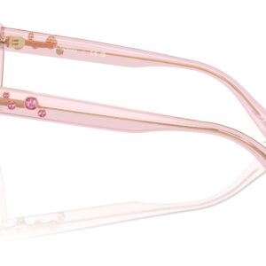 SWAROVSKI SK6020 Sunglasses, Transparent Pink To Clear/Gradient Violet, 55 mm