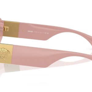 Versace Woman Sunglasses Pink Frame, Grey Lenses, 54MM