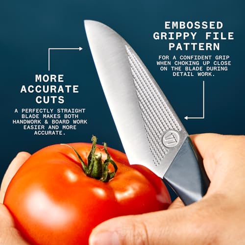 Milk Street Kitchin-kiji Knife, 3.5 Inch Blade, 1.4116 German Steel, Ergonomic Handle Paring Knives for Home Chefs, Ultimate Paring Knife for Utility Tasks