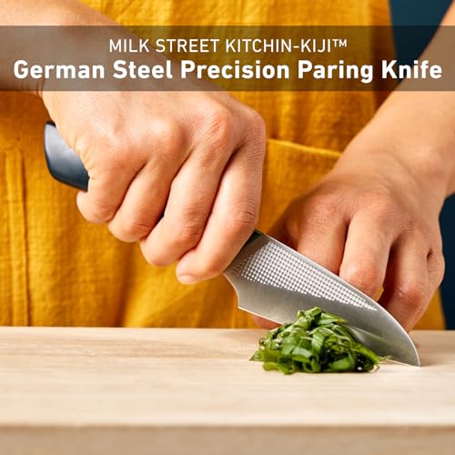 Milk Street Kitchin-kiji Knife, 3.5 Inch Blade, 1.4116 German Steel, Ergonomic Handle Paring Knives for Home Chefs, Ultimate Paring Knife for Utility Tasks