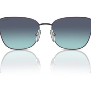 Vogue Eyewear VO4308S Sunglasses, Light Violet/Azure Gradient Dark Blue, 56 mm