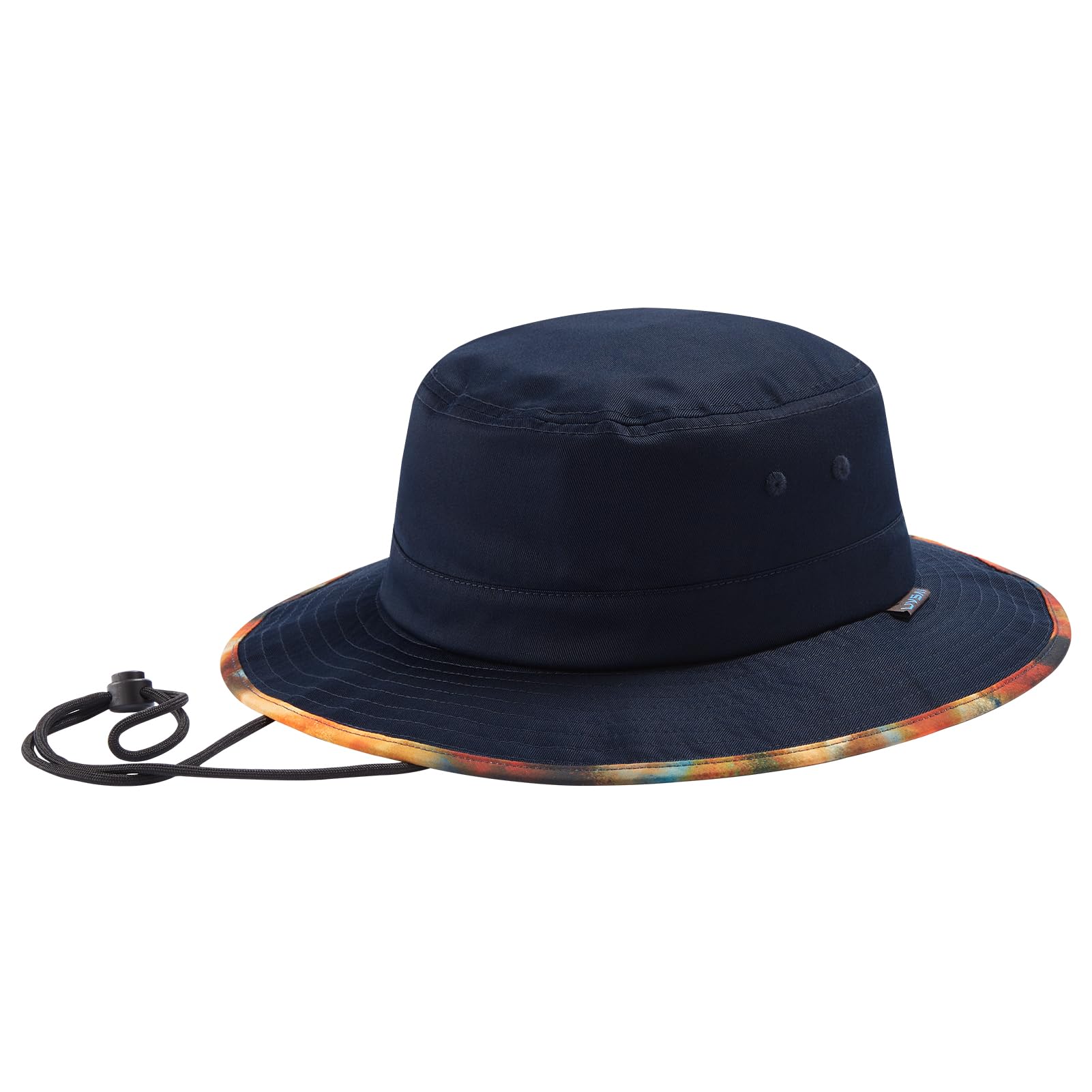 UVSAI UPF 50+ Foldable Sun Hat Patterned Under Brim Bucket Hats for Summer Hiking Fishing Beach Safari Men Women Navy