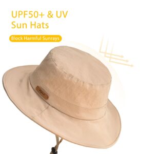 SOMALER Sun Hats for Women Wide Brim UPF50+ Outdoor Beach Hat Packable Summer Fishing Hiking Hat