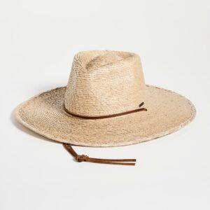 Brixton Women's Morrison Wide Brim Sun Hat, Natural, Tan, M