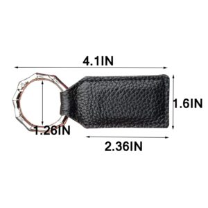 XNDGURE Magnetic Purse Hanger Purse Magnet Purse Magnet Heavy Duty Magnet Keychain Handbag Holder For Table Purse (Black)