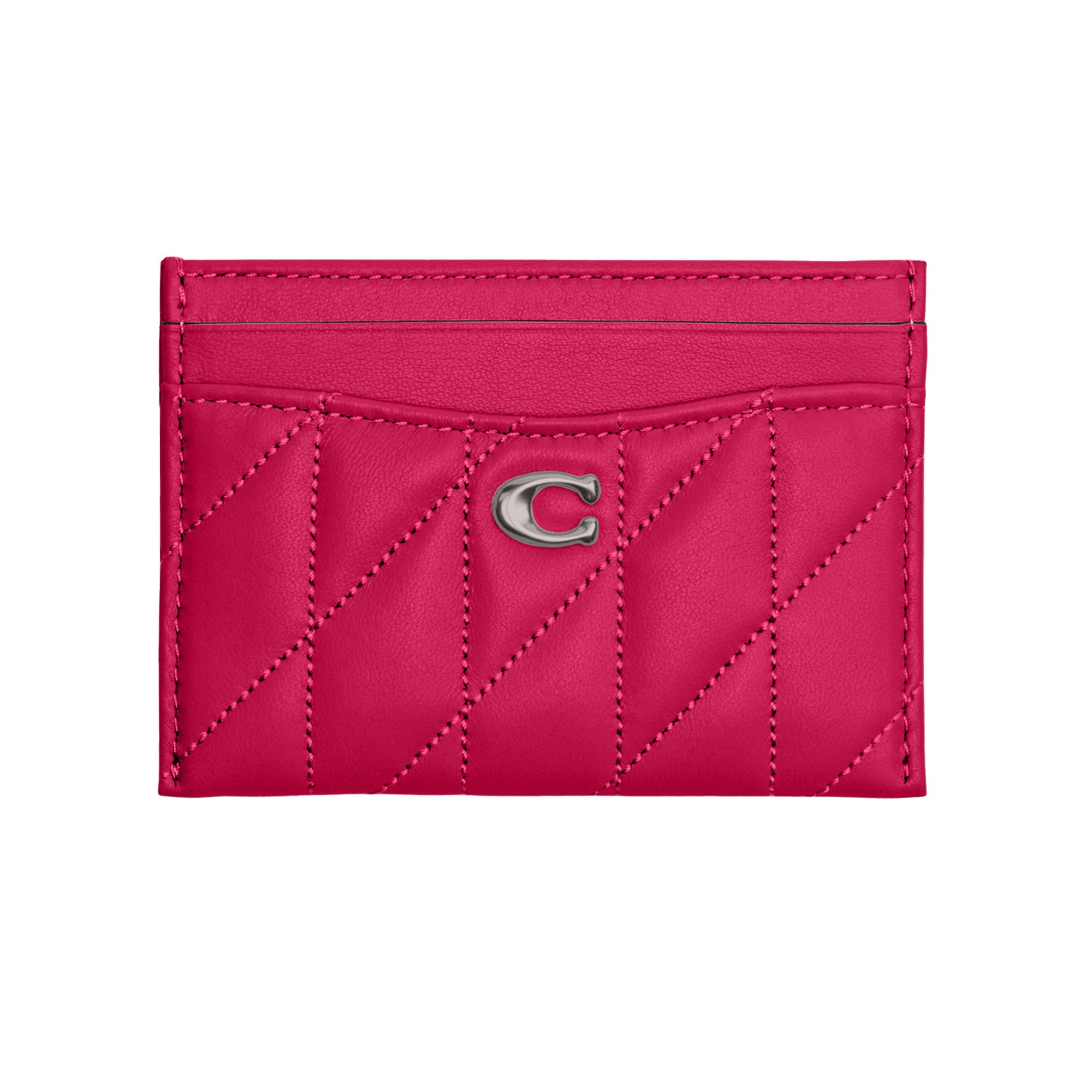 Coach Essential Card Case, Dragonfruit