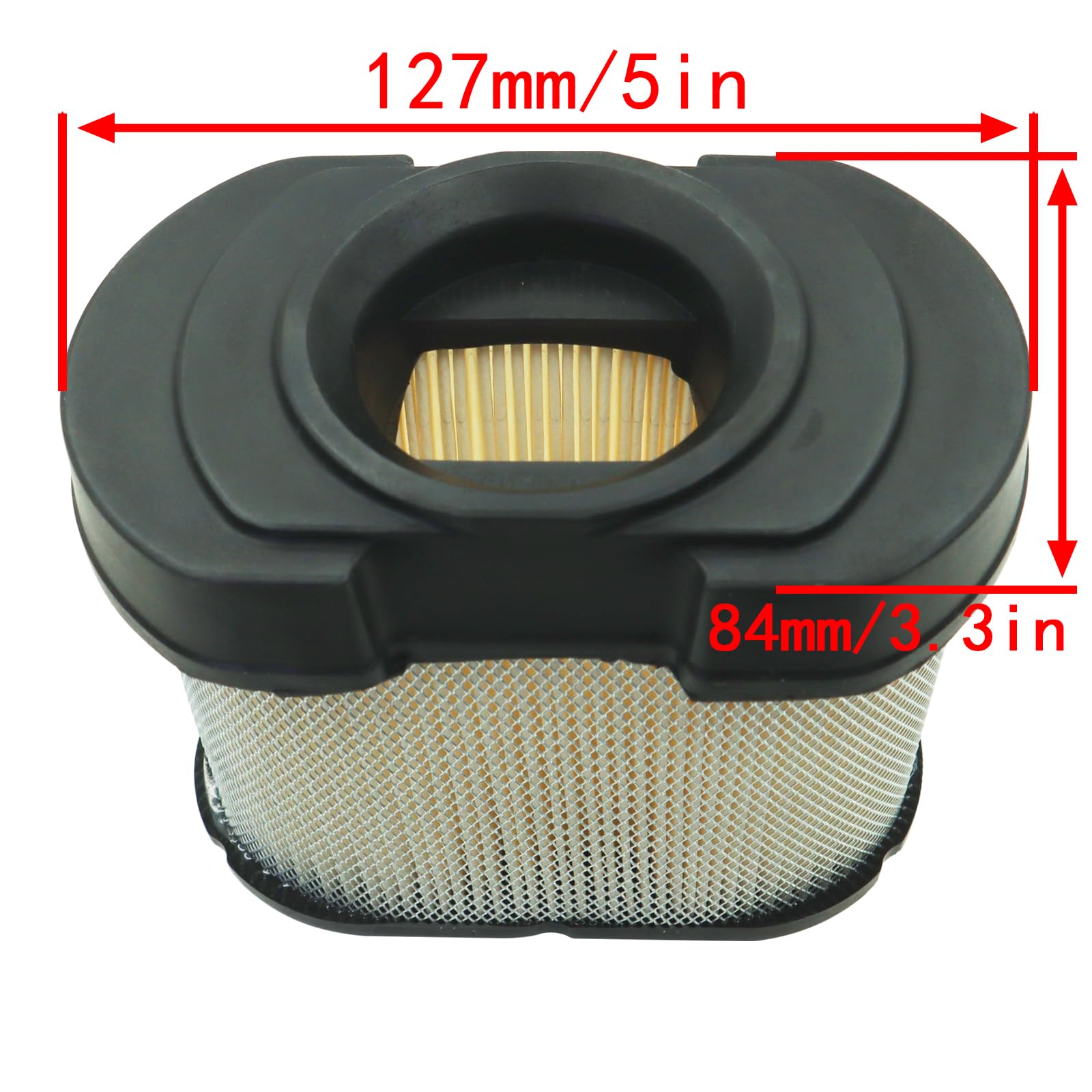 792105 Air Filter with 492932 Oil Filter Kit Compatible with Briggs & Stratton 407777 40G777 40H777 V-Twin 16 HP-27 HP Lawn Mower Engine