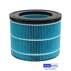 PUREBURG PEHUMEVA Replacement Humidifier Filter Compatible with Pure Enrichment MistAire Eva 4-Speed Evaporative Humidifier, 2-Pack