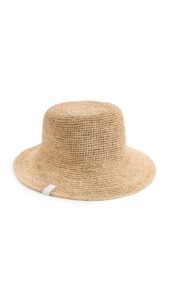 rag & bone women's jade rollable hat, natural, tan, m-l