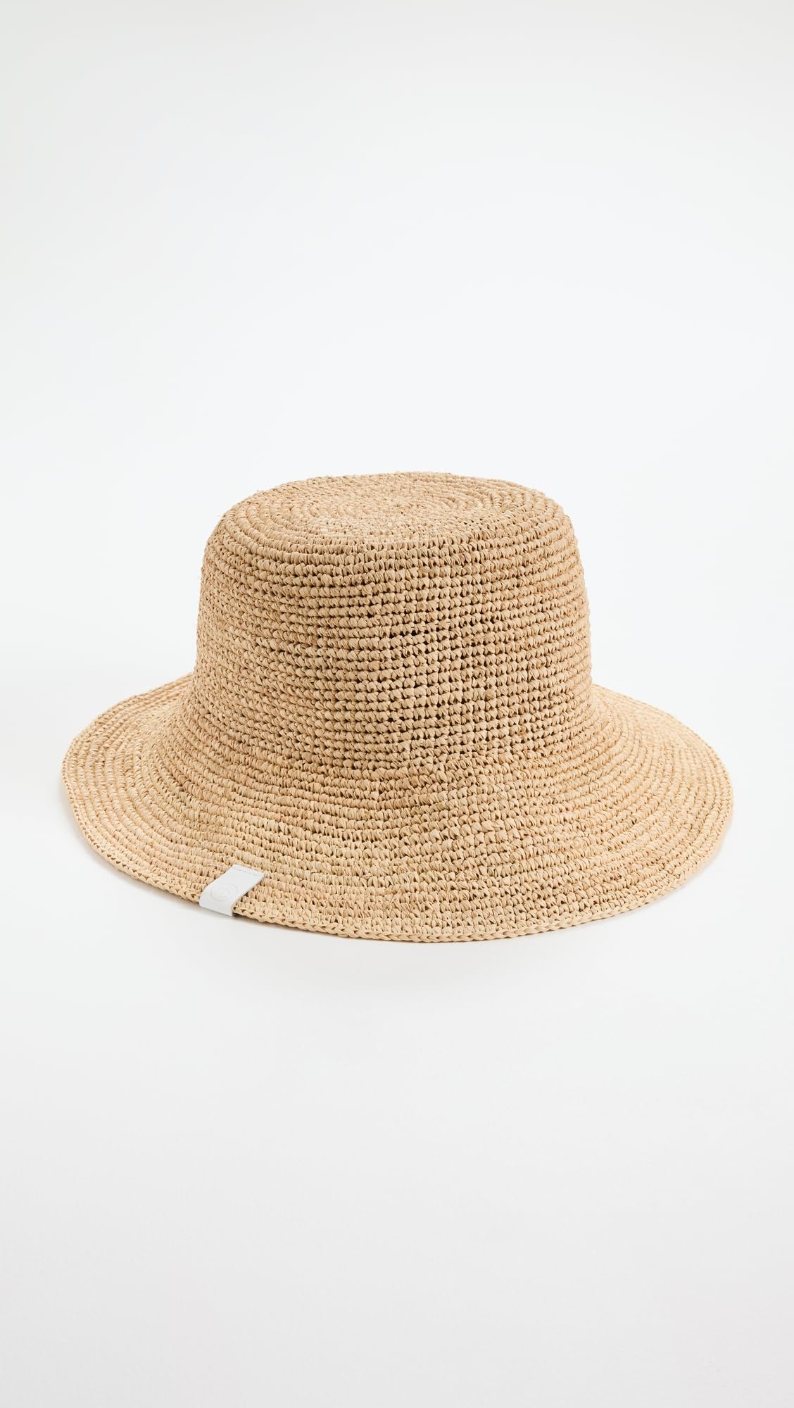 rag & bone Women's Jade Rollable Hat, Natural, Tan, M-L