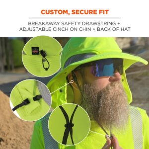 Ergodyne Ranger Hat-Neck Shade, Lime, L/XL