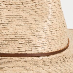 Brixton Women's Morrison Wide Brim Sun Hat, Natural, Tan, M