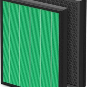 400/400S Replacement Filter for Coway Airmega Max2 400 400S 400(G) 400S(G) Air Purifier, Max2 Green True HEPA and Active Carbon Filter Set, AP-2015-FP, 1 Set