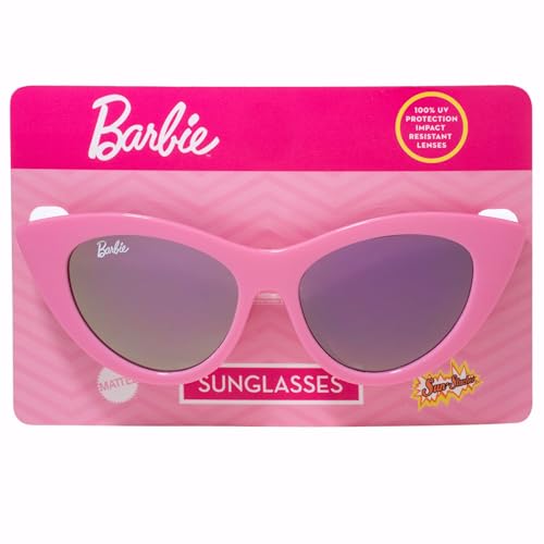 Sun-Staches Barbie Adult Sunglasses | Official Barbie Pink Women's Shades | UV 400 | One Size Fits Most