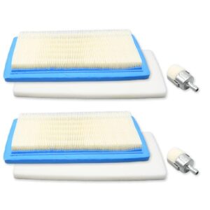 Anxingo 2 Pcs A226002070 Air Filter A226002250 Pre-Filter Replacement For Echo PB8010 PB-8010T PB-8010H PB9010 PB-9010H PB-9010T Blowers With 13120507320 Fuel Filter