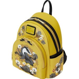 Loungefly Harry Potter Hufflepuff House Floral Tattoo Mini Backpack