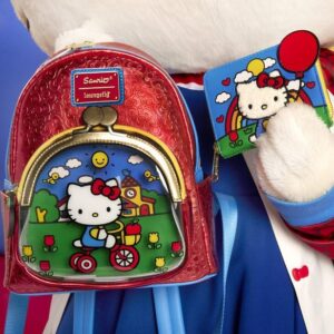 Loungefly Sanrio Hello Kitty 50th Anniversary Coin Bag Mini Backpack