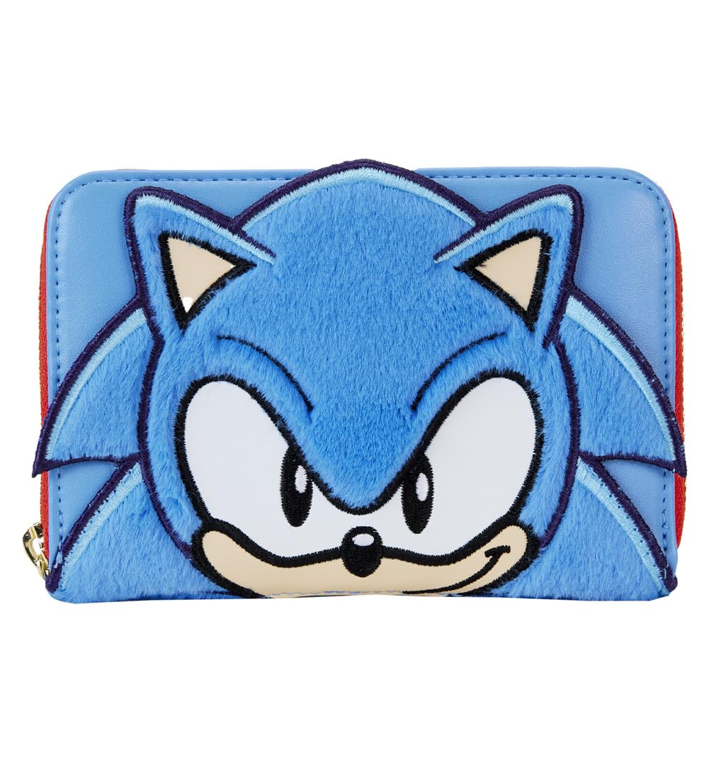 Loungefly Sonic The Hedgehog Classic Plush Zip Around Wallet