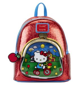 loungefly sanrio hello kitty 50th anniversary coin bag mini backpack