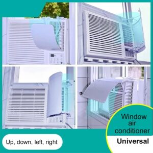 Lihonk Window Air Conditioners Deflector Universal - Room air conditioning vent deflector - Prevent Direct Blowing of Cold Air - air deflector for window ac unit [20.87""X7.87""] Croppable