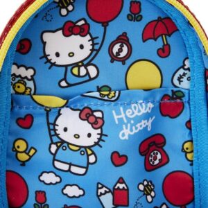 Loungefly Sanrio Hello Kitty 50th Anniversary Coin Bag Metallic Stationery Mini Backpack Pencil Case