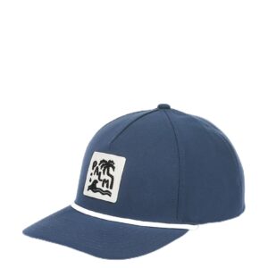 Palm Golf Coast to Coast Snapback Hat, Breathable, Quick Drying, Sun and Rain Protection (Navy (San-O))