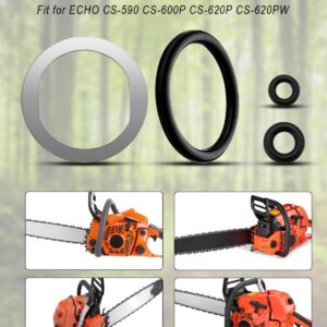 Upgrade Gearhead Air Filter Sealing Set Compatible with ECHO CS-590 CS-600P CS-620P CS-620PW