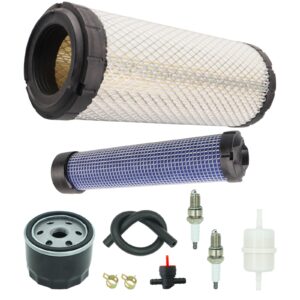 25 083 01-s primary air filter element & 25 083 04-s safety air filter with 52 050 02-s oil filter compatible with kohler 4 cycle engien lawn mower