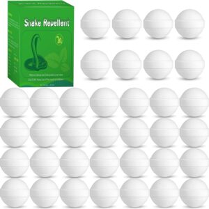 36 pack snake repellent for yard powerful, keep snake away repellent for outdoor garden indoor lawn, moth balls for snake rattlesnake repellent, pet safe