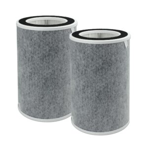 hc502 hp202 hp201 true hepa air purifier max filter compatible with shark hp200 series, hp202, hp201, hp232, hp302 and hc502, part # he2fkbas, he2fkbasmb, 2 pack