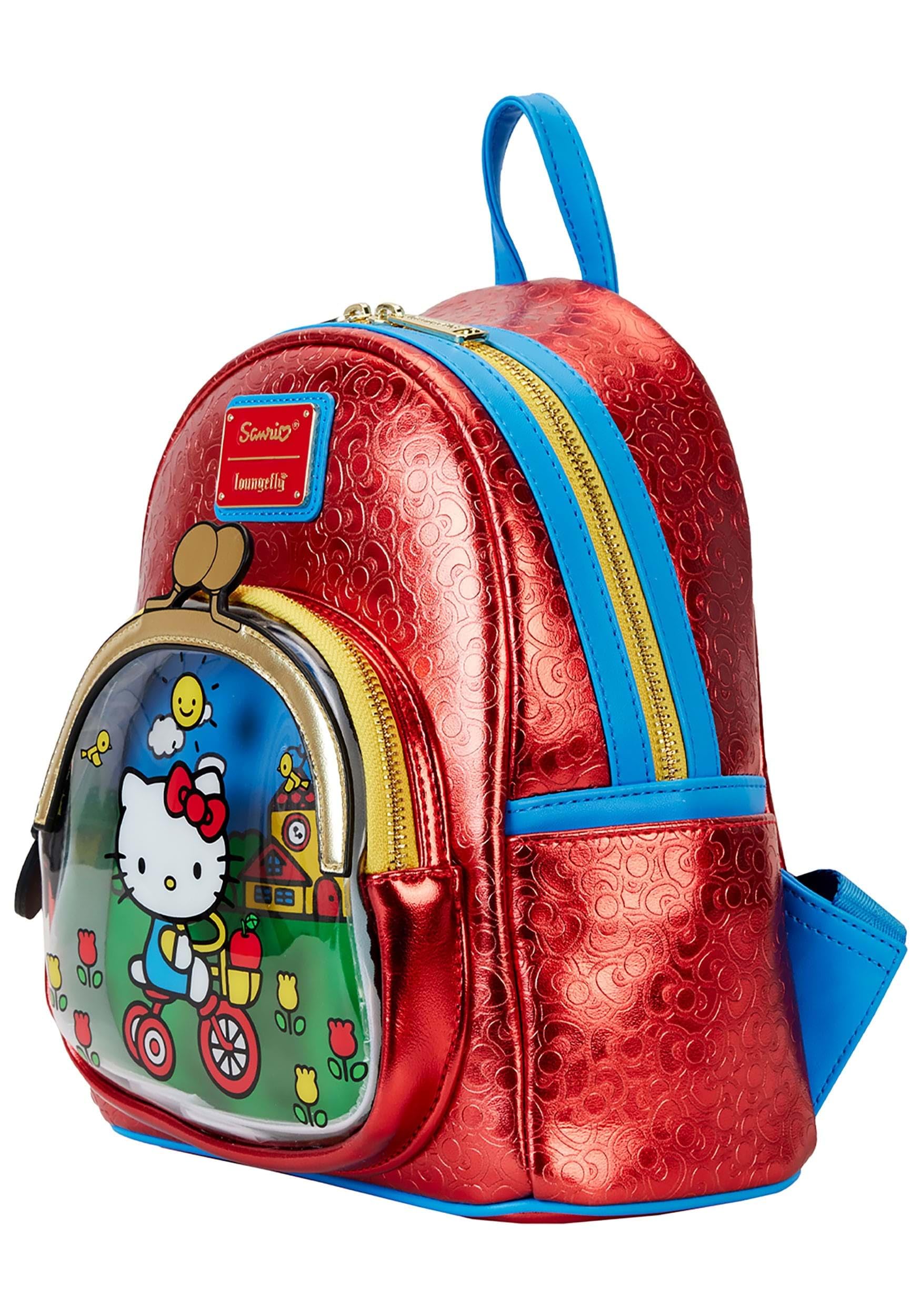 Loungefly Sanrio Hello Kitty 50th Anniversary Coin Bag Mini Backpack