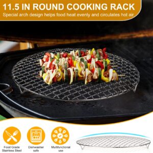 Blackstone Griddle Accessories, Commercial Grade 12.4" Heavy Duty Melting Dome, Round Burger Press and Multipurpose Wire Rack, Stainless Steel Cast Iron Cleaner 5"x5" Best for Flat Top Grill Cooking