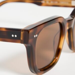 Chimi 04 Sunglasses, Tortoise, Print, Brown, Tan, One Size