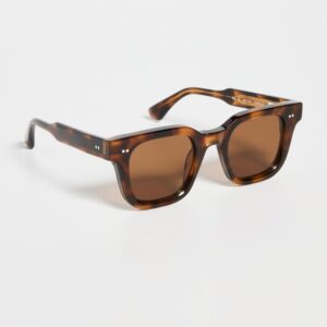 Chimi 04 Sunglasses, Tortoise, Print, Brown, Tan, One Size