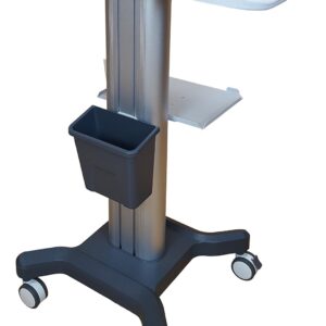 Mobile Trolley - Cart for Portable Ultrasounds 32" Tall with 3 Probe Holders.