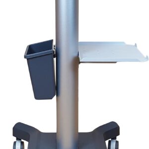 Mobile Trolley - Cart for Portable Ultrasounds 32" Tall with 3 Probe Holders.