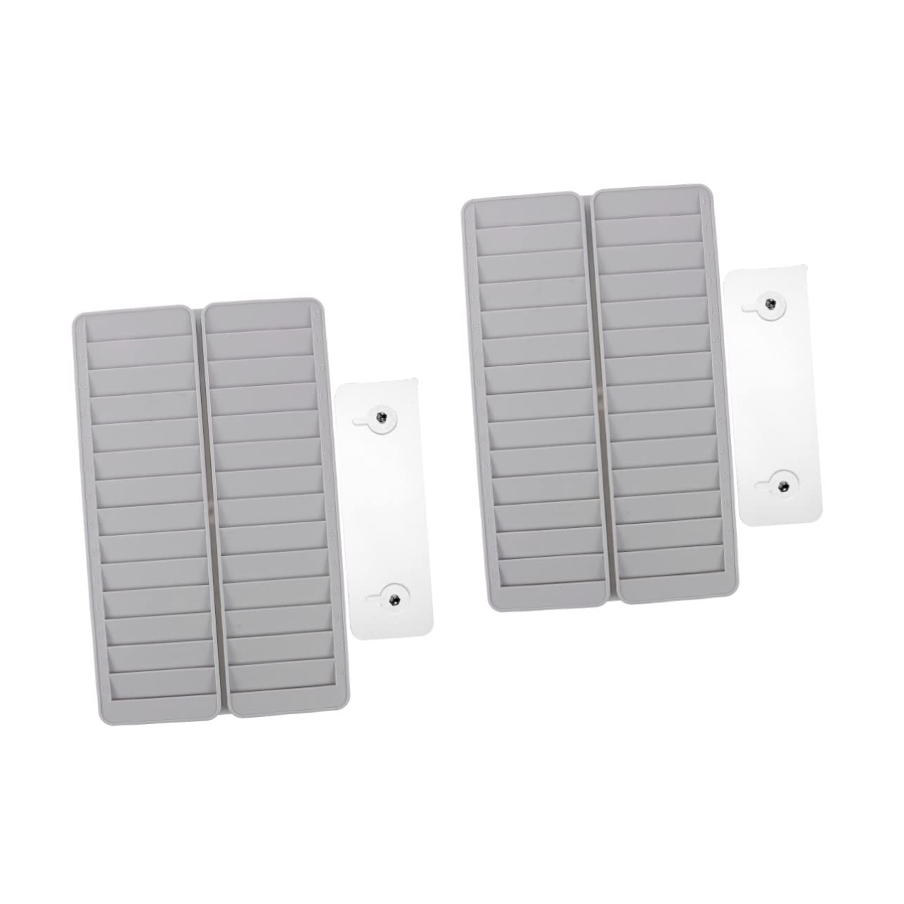 Tofficu 2pcs Material Card Rack Slot Pockets Cards Holder Attendance Card Rack Attendance Cards Holders Business Card Holder Attendance Cards Shelf Pp Greeting Card Office Dog