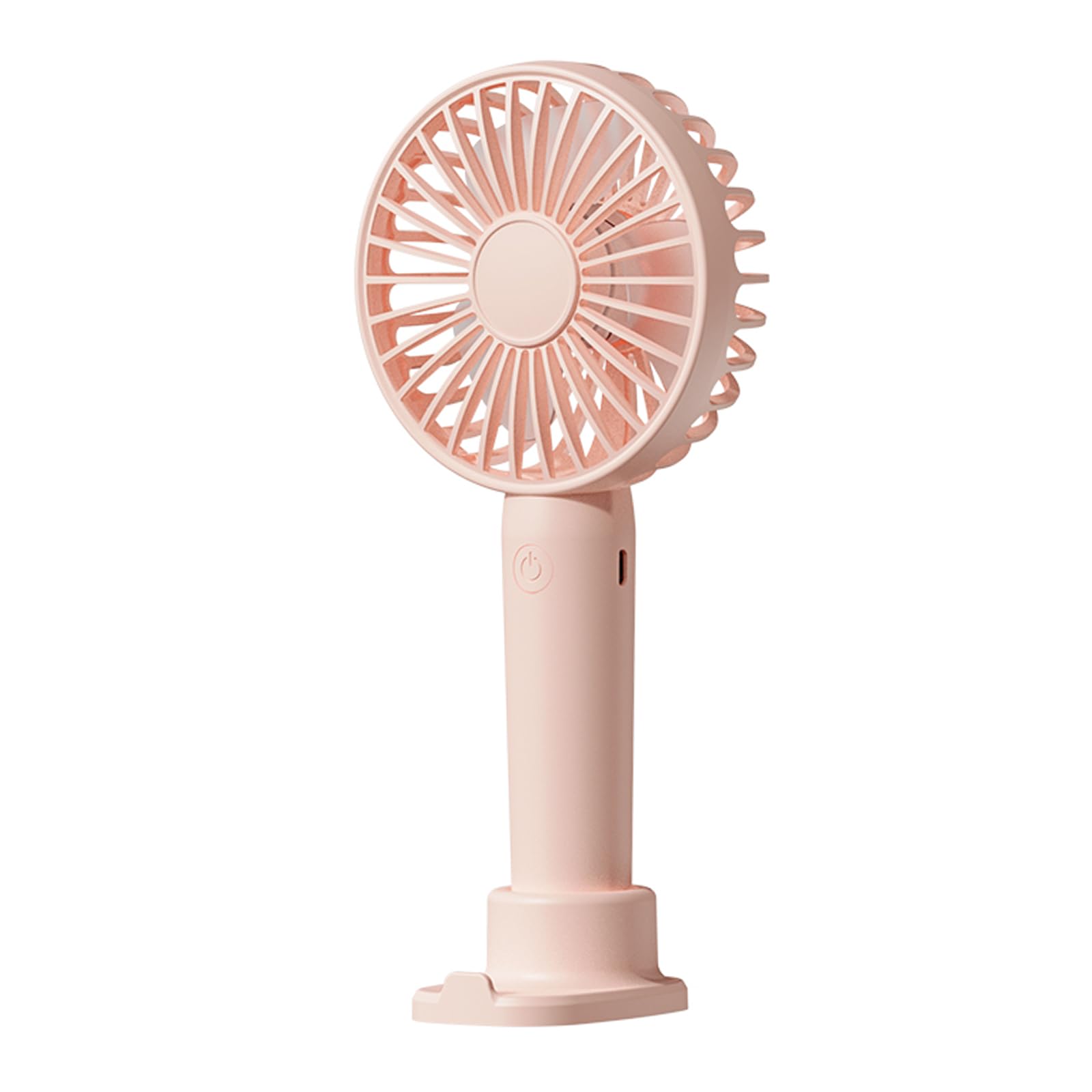 houscly Handheld Mini Fan Portable Personal: 3000mah Rechargeable Small Hand Held Cooling Fans Blow Cold Air for Men Women Kids Compat Face Makeup Fan Travel Essentials Gift Pink