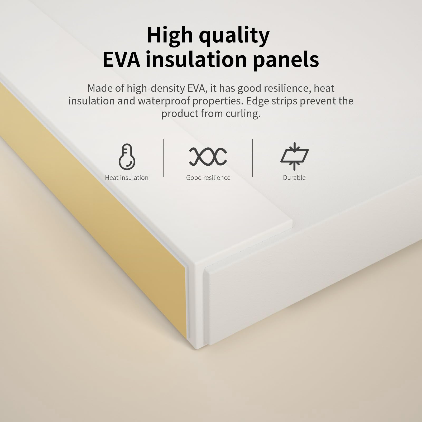 SZZSAF Window Air Conditioner Side Insulated Panel, 1PIC Full Surround Insulation Panels Window Seal Kit, WinterSummer Winter Heat and Draft Insulating,Insulation Foam Material 2 (White)