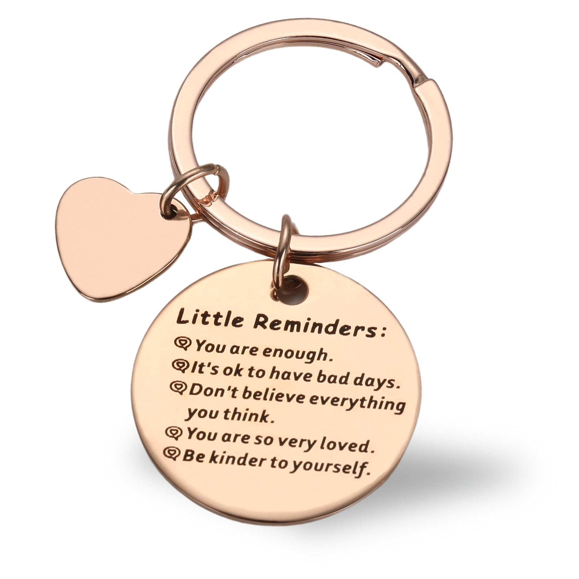 Inspirational Keychain for Women, Motivational Gifts, Positive Affirmation Keyring, Uplifting Positive Gifts, Inspirational Gifts for Women with Encouraging Quotes