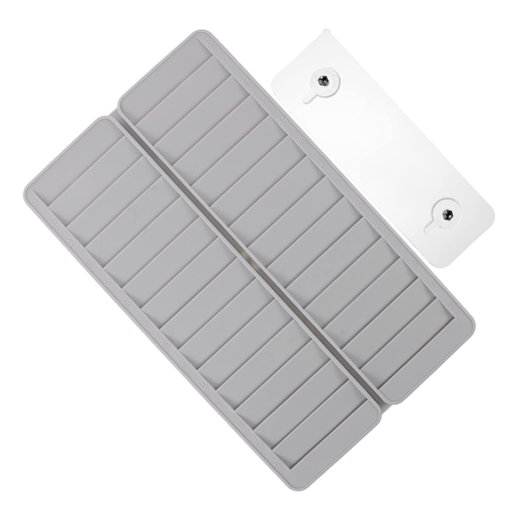 Tofficu 2pcs Material Card Rack Slot Pockets Cards Holder Attendance Card Rack Attendance Cards Holders Business Card Holder Attendance Cards Shelf Pp Greeting Card Office Dog