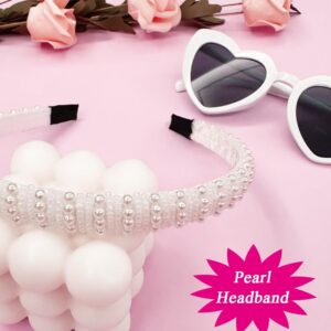 Ricawa Bridal Veil with Headband Sash Glasses 4 PCS Bachelorette Party Decorations Bridal Shower Supplies Bridesmaid Favors